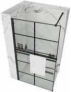 Zuhanyfal Rea Bler-1 80 EVO polccal és Evo akasztóval