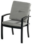 Szürke fém kerti szék Rosario – Hartman