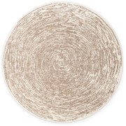 Bézs-krémszínű kerek szőnyeg ø 120 cm Gloria Cavallo – Hanse Home