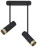 Spotlámpa PORTO 2xGU10/10W/230V fekete