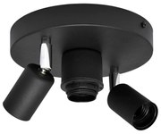 Spotlámpa CENTRO 3xE27/15W/230V fekete