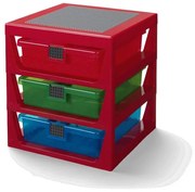 Storage piros rendszerező 3 fiókkal - LEGO®