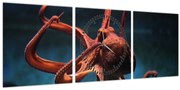 Kép - Octopus (órával) (90x30 cm)