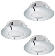 Eglo 95822 - SET 3x LED Beépíthető lámpa PINEDA 1xLED/4,9W/230V