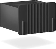 Malmi fali éjjeliszekrény fiókkal 45 cm - fekete matt / fekete