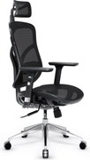 Ergonomikus hálós irodai szék fekete: Diablo V-Basic