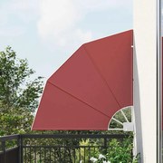 Erkély adatvédelmi képernyő Terrakotta 115 x 115 cm szövet