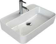 CeraStyle HERA - PULTRA ültethető - Top Counter - porcelán mosdó - 60 x 42 cm