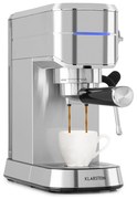 Klarstein Futura, eszpresszógép, 1450 W, 20 bar, 1,25 l, rozsdamentes acél