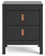 Fekete éjjeliszekrény Madrid - Tvilum