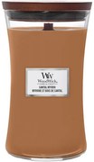 WoodWick Illatos gyertya nagy vázában Santal Myrrh, 609 g