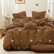 Pamut ágynemű Homa ROMEA BROWN 7 részes 140X200 cm