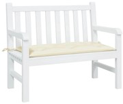 krémszínű oxford szövet kerti pad párna 100 x 50 x 7 cm