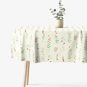 Goldea ovális teflonos terítő - mezei virágok 120 x 180 cm