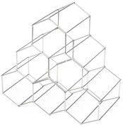 Szürke borospalack tartó - Compactor