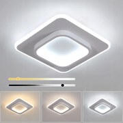 Lampa Sufitowa Plafon Led Biały Nowoczesna Korytarz 3000K/4500K/6500K 21W