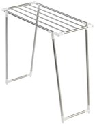 WENKO 3774020100 - Ruhaszárító PROFI SINGLE 87x79 cm rozsdamentes acél/ezüst/fehér