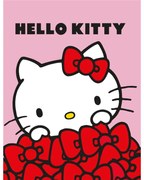 Hello Kitty Bows flanel polár takaró 130x160cm