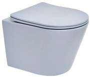 Wc soft close ülőkével felakasztható SAT Infinitio matt felülettel  hátsó kifolyással SATINF010RREXPDBLM