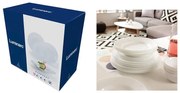 Luminarc EVERY DAY üveg étkészlet 18 részes 6 személyes fehér G0566