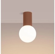 Sollux SL.1733 - Fürdőszobai mennyezeti lámpa HALO 1xG9/8W/230V IP44 barna