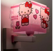 Dalber 73269 - Gyermek fali lámpa HELLO KITTY 1xE27/15W/230V rózsaszín