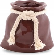 Váza erszény barna dekoráció