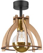 Felületre szerelhető csillár LANDO 1xE27/15W/230V tölgy