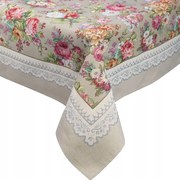 Abrosz dekoratív faliszőnyeg 140x180 Eurofirany olíva rózsaszín