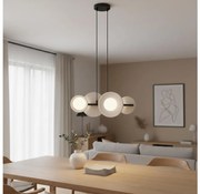 Kábelre akasztható csillár MODEL 4xG9/8W/230V fehér