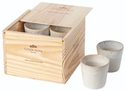 Fehér agyagkerámia eszpresszó csésze szett 8 db-os 210 ml Grespresso – Costa Nova