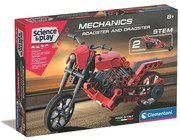 Motor és Versenyautó Roadster and Dragster építőjáték Clementoni