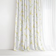 Goldea dekor függöny - mimózavirágok 140x150 cm