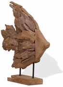 Hal szobor Teak 40x12x57 cm