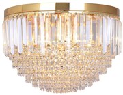 Zuma Line FC19003/7 - Mennyezeti lámpa CHARLOTTE 7xE14/40W/230V átm. 50 arany