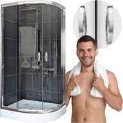 Stylio 90 félkör alakú kabin, grafit