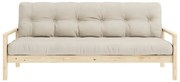 Bézs kinyitható kanapé 205 cm Knob – Karup Design