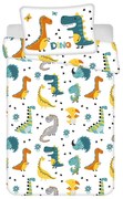 Pamut gyerek ágyneműhuzat babaágyhoz 100x135 cm Dino World – Jerry Fabrics