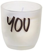 SPAAS Gyertya üvegben felirattal - YOU