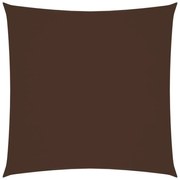 barna négyzet alakú oxford-szövet napvitorla 3 x 3 m