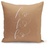 Christmas Noel karácsonyi barna díszpárnahuzat, 43 x 43 cm - Kate Louise