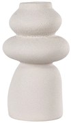 Krémszínű agyagkerámia váza (magasság 26,5 cm) – House Nordic