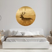 PIPPER. Kör alakú falmatrica "Szarvas 3" Méret: 100cm