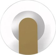 Searchlight 95410GO - LED fali lámpatest TARGET LED/7W/230V aranyszínű