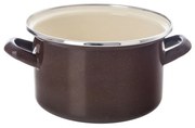 Orion Brown zománcozott edény peremmel, 2 l, 2 l