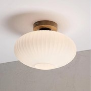 Mennyezeti lámpa HARMA WOOD 1xE27/15W/230V tölgy/fehér Ø 30 cm
