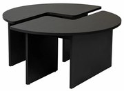 Moira Wood Black konferenciaasztal