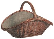 Fonott kosár fogantyúval tűzifához 50x70 cm