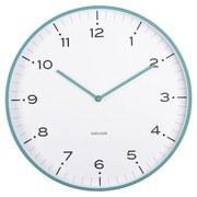 Karlsson 6011BL design falióra kék, 40 cmátmérővel