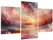 Kép - Festett alkonyat (90x60 cm)